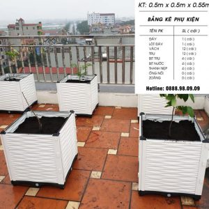 Chậu Ghép Thông Minh KT 50cm X 50cm X 55cm