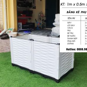 Chậu Ghép Thông Minh KT 100cm X 50cm X 55cm