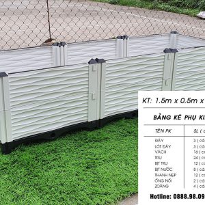 Chậu Ghép Thông Minh KT 150cm X 50cm X 39cm
