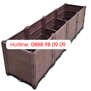 Chậu Ghép Thông Minh Màu Cafe KT 200cm X 50cm X 55cm