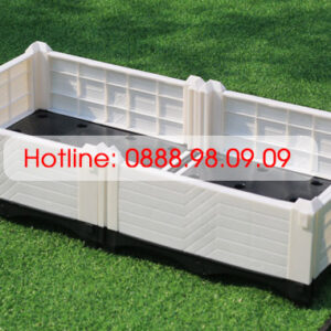 Chậu Ghép Thông Minh Hdpe KT 100cm X 50cm X 23cm
