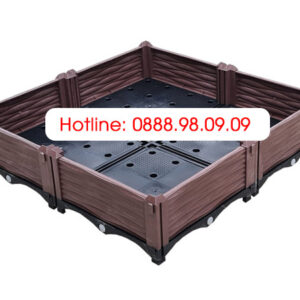 Chậu Ghép Thông Minh Màu Cafe KT 100cm X 100cm X 23cm