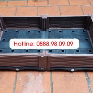 Chậu Ghép Thông Minh Màu Cafe KT 100cm X 50cm X 23cm